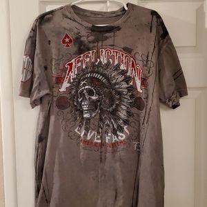 Affliction Reversable Graphic T